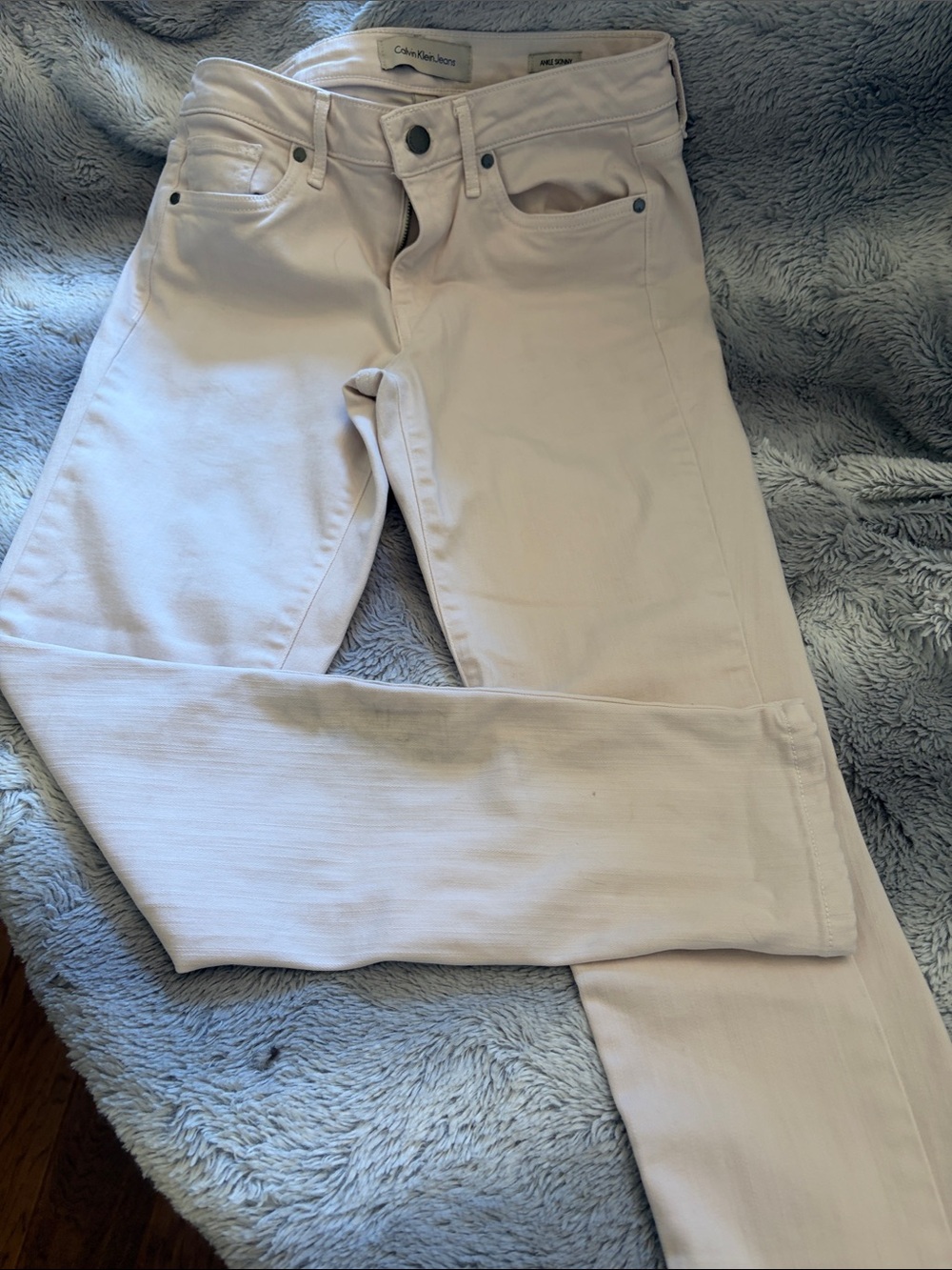 Calvin Klein Jeans Pale Blush Skinny Jeans